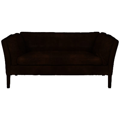 Halo Groucho Small Leather Sofa Destroyed Raw